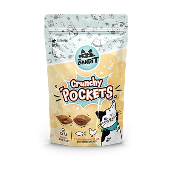 Mr Bandit Crunchy Pockets με τόνο και κοτόπουλο 40g