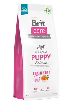 BRIT CARE Dog Grain-free Puppy Salmon 12kg + Δωρεάν έκπληξη!