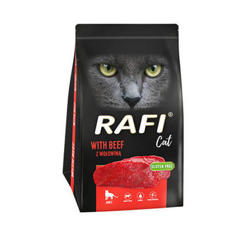 DOLINA NOTECI Rafi Cat ξηρά τροφή για γάτες με βόειο κρέας 1.5kg