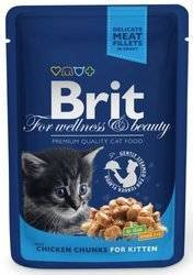 Brit Premium Kitten με κοτόπουλο σε σάλτσα 10x100g