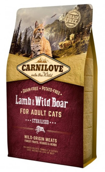 CARNILOVE Cat Lamb & Wild Boar Αποστειρωμένο 6kg