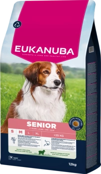 EUKANUBA Mature&Senior Μικρές & Μεσαίες Φυλές Αρνί & Ρύζι 12kg
