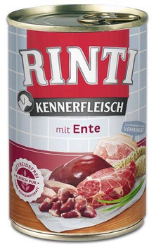 Rinti Kennerfleisch Ente υγρή τροφή για σκύλους - πάπια 400g