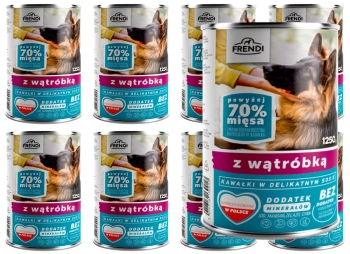 Κομμάτια Frendi σε λεπτή σάλτσα με συκώτι 24x1250g