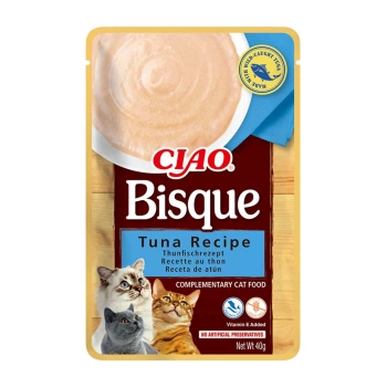 INABA Cat Ciao Bisque - συμπληρωματική τροφή για γάτες με γεύση τόνου 40g