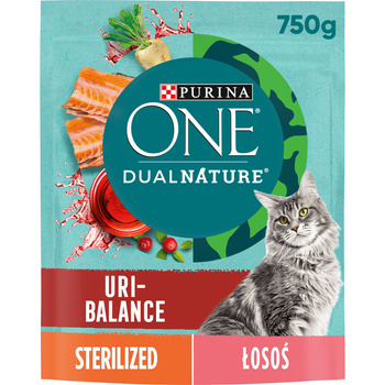PURINA ONE® DualNature® URI-BALANCE Αποστειρωμένο με Cranberry, συστατικό Νο 1 Σολομός