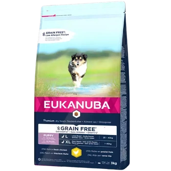 Eukanuba Puppy Large Grain Free Chicken 3kg