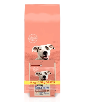 PURINA Dog Chow Adult Sensitive Salmon 16.5kg (14kg+2.5kg ΔΩΡΕΑΝ!!)