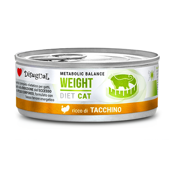 Disugual Karma υγρή τροφή για γάτες Κτηνιατρική WEIGHT Γαλοπούλα (ενήλικες) 85g