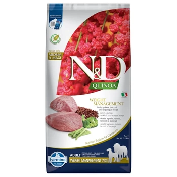 Farmina N&D Quinoa για σκύλους ΔΙΑΧΕΙΡΙΣΗ ΒΑΡΟΥΣ LAMB 7kg