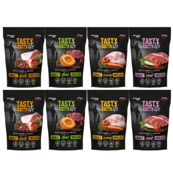 Tasty Dogs Life Μικτές Γεύσεις σε Ζελέ 8x150g