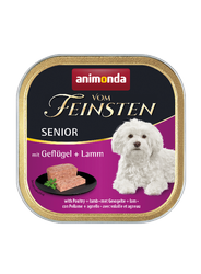 Animonda Dog Vom Feinsten Senior Πουλερικά με αρνί 150g