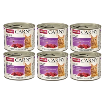 Animonda Cat Carny Adult Beef & Lamb 6x200g