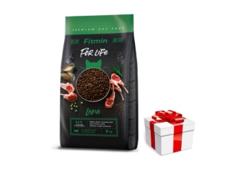 Fitmin Cat For Life Adult Lamb 8kg  + ΔΩΡΕΑΝ ΕΚΠΛΗΞΗ ΓΙΑ ΤΗ ΓΑΤΑ