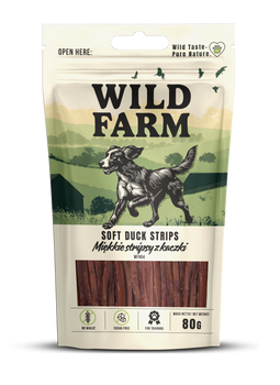 WILD FARM Απαλές λωρίδες πάπιας 80g λιχουδιές για σκύλους