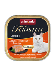 Animonda Vom Feinsten Adult Cat Chicken, Beef & Carrots 100g