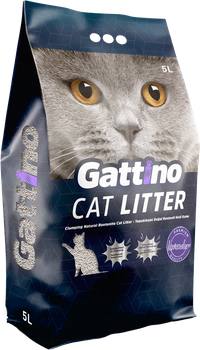 Gattino άμμος για γάτες με άρωμα λεβάντας 5L