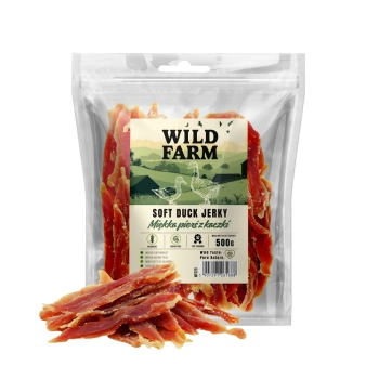 WILD FARM μαλακό στήθος πάπιας 500g λιχουδιές για σκύλους
