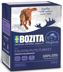 BOZITA Dog Ζελέ γαλοπούλας 370g