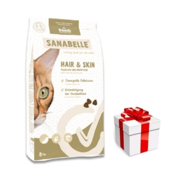 BOSCH Sanabelle Hair & Skin 8kg + Δωρεάν έκπληξη για γάτες