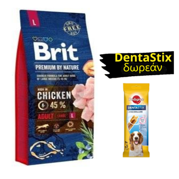 BRIT Premium By Nature Adult L 15kg