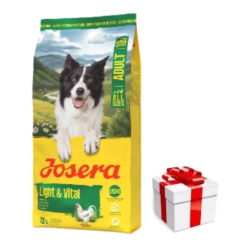JOSERA Adult Light & Vital 12.5kg + έκπληξη για σκύλους δωρεάν