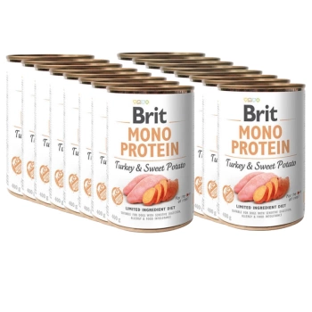 BRIT MONO PROTEIN TURKEY & SWEET POTATO 18x400g
