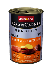 Animonda GranCarno Sensitiv Adult Dog γαλοπούλα & πατάτες 400g