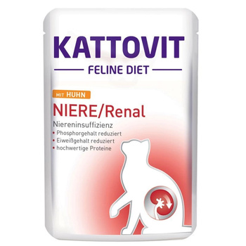 Kattovit Niere/Renal κοτόπουλο 48x85g φακελάκι