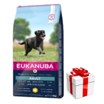 EUKANUBA Adult Large Breed Chicken 15kg + δωρεάν έκπληξη για το σκύλο σας