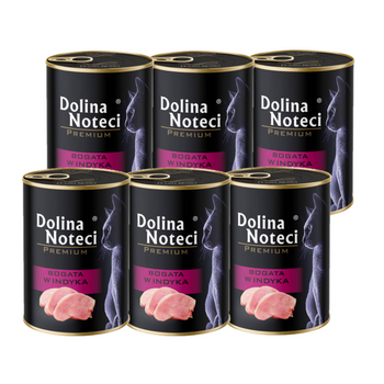 Dolina Noteci Premium για γάτες πλούσιο σε γαλοπούλα 6x400g
