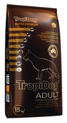 Tropidog Super Premium Adult Medium & Large Breed Αρνί με ρύζι 15kg