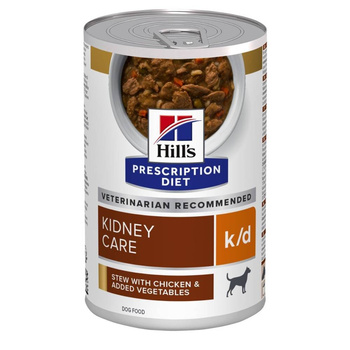HILL'S PD Prescription Diet Canine k/d κοτόπουλο (στιφάδο) 12x354g-can
