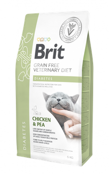 Brit gf veterinary diets cat diabetes 2kg