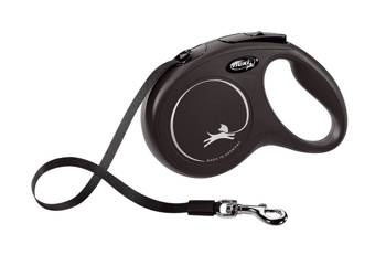 Flexi New Classic L Leash 8m έως 50kg Μαύρο