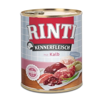 Rinti Kennerfleisch υγρή τροφή για σκύλους - μοσχάρι 6x800g