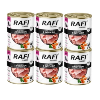 DOLINA NOTECI Rafi Classic υγρή τροφή για σκύλους με γαλοπούλα 6x800g