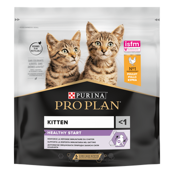 PRO PLAN Kitten Healthy Start Kitten Food πλούσια σε κοτόπουλο 400g