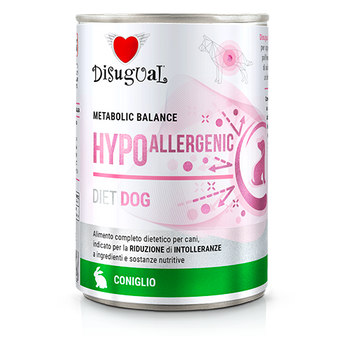 Disugual Υγρή Τροφή για Σκύλους Κτηνιατρικής, Υποαλλεργική, για Κουνέλι (ενήλικα) 400g
