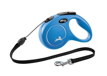 Flexi Original Leash New Classic S σχοινί 8m έως 12kg Μπλε