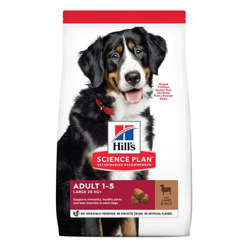 HILL'S SP Science Plan Canine Adult για σκύλους μεγάλων φυλών αρνί και ρύζι 14kg