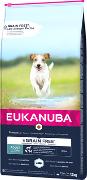 EUKANUBA Adult Small&Medium Grain Free 2x12kg