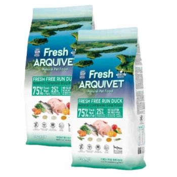 ARQUIVET FRESH - Ημίρρευστη τροφή για σκύλους με πάπια και ψάρια ωκεανού 2x10 kg