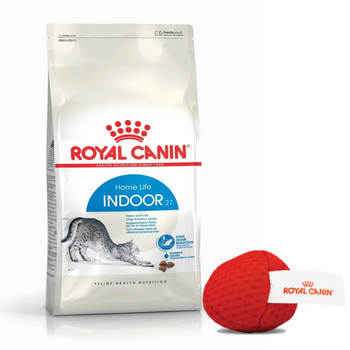 ROYAL CANIN Indoor 27 10kg + Royal Canin μπάλα για γάτες