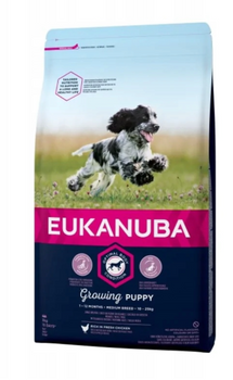 EUKANUBA Growing Puppy μεσαίας ράτσας κοτόπουλο 3kg