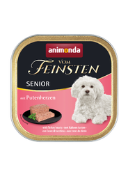 Animonda Dog Vom Feinsten Senior Καρδιές γαλοπούλας 150g