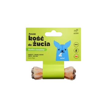 AZANKI Chewing Bone με έντομα και μέντα για σκύλους MINI 10 cm
