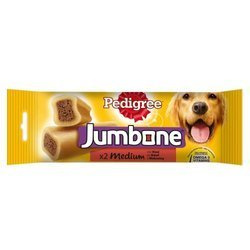 Pedigree Jumbone Snack για ενήλικες μεσαίου μεγέθους σκύλους με βοδινό κρέας 180g