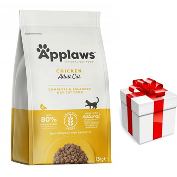 Applaws Ενηλίκων Κοτόπουλο Ξηρή τροφή για γάτες 7.5kg + ΈΚΠΛΗΞΗ ΓΙΑ ΤΗ ΓΆΤΑ