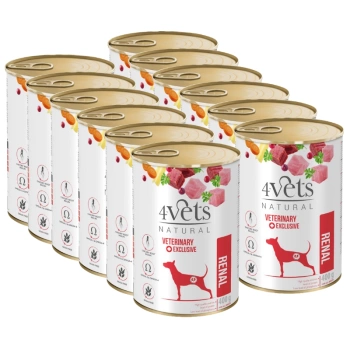 4Vets for dogs Renal 12x400g